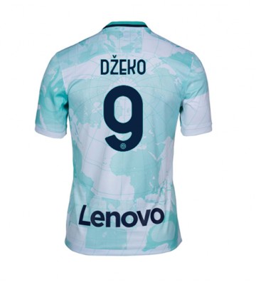 Inter Milan Edin Dzeko #9 Bortedrakt 2022-23 Kortermet